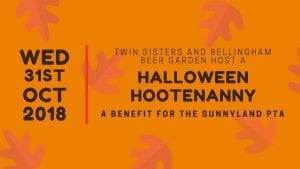 Twin Sisters Halloween Hootenanny : A Sunnyland PTA Benefit @ Twin Sisters Brewing Co. | Bellingham | Washington | United States